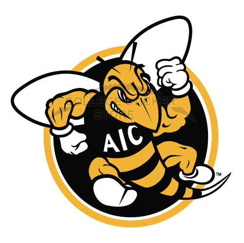 Customs AIC Yellow Jackets 2009-Pres Alternate Logo Iron-on Transfers (Wall Stickers) N3691